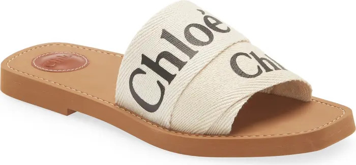 Chloé Woody Logo Slide Sandal (Women) | Nordstrom | Nordstrom