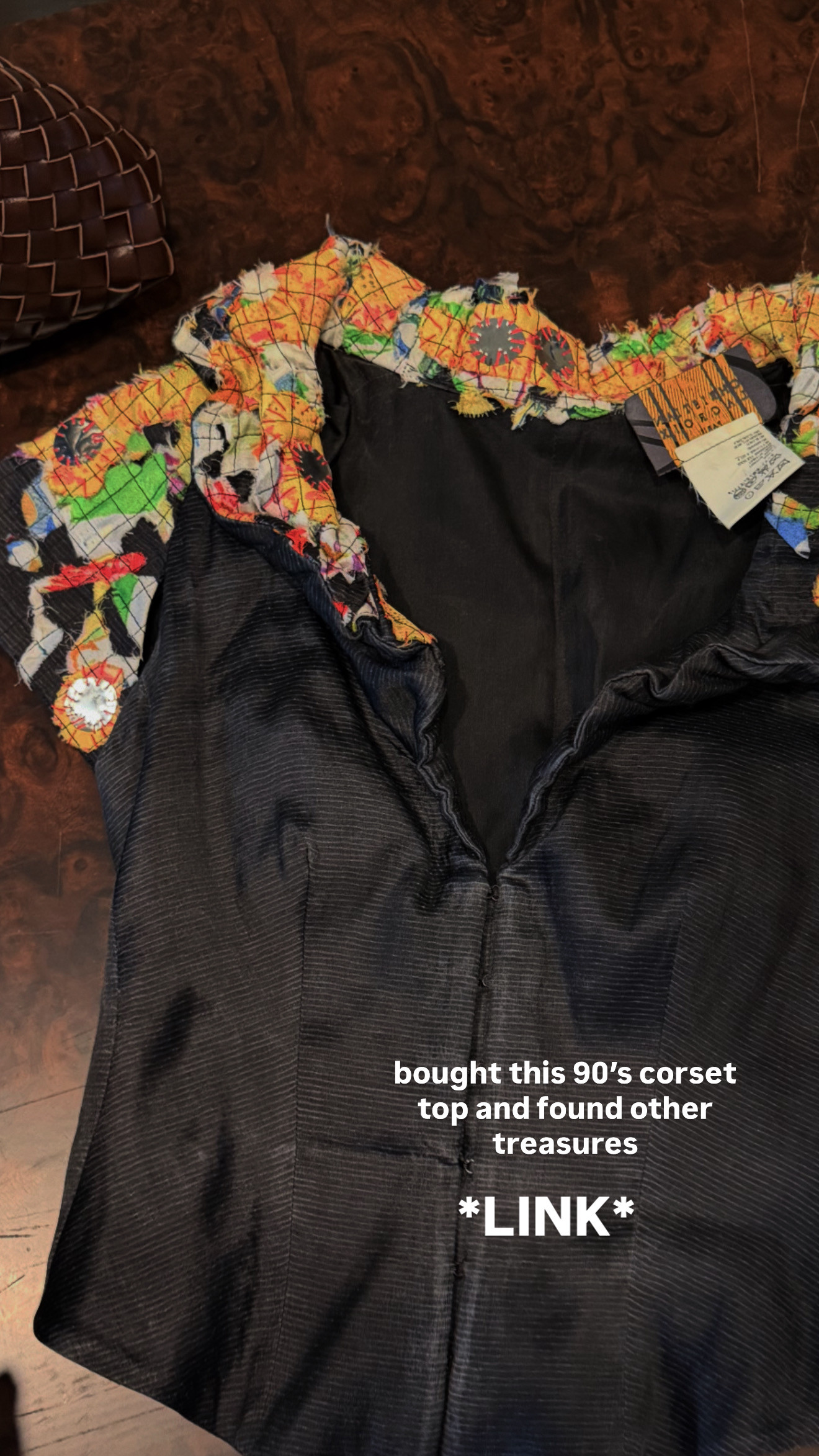 bought this 90's corset top and found other treasures #poshmarkpartner 

 