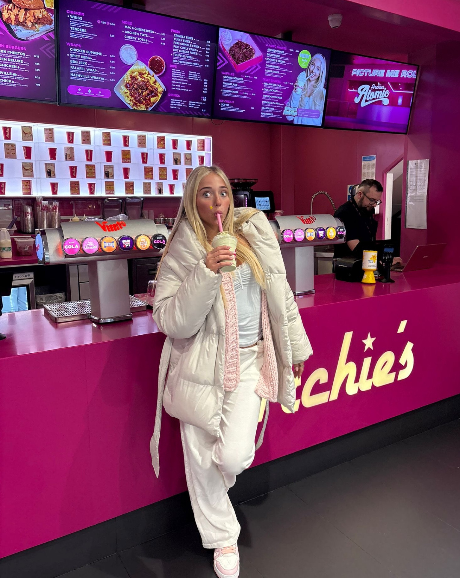 Forena puffer, Whitefox pink cardigan, Brandy Melville top and bottoms 🫶🏼

#LTKspring #LTKuk #LTKwinter