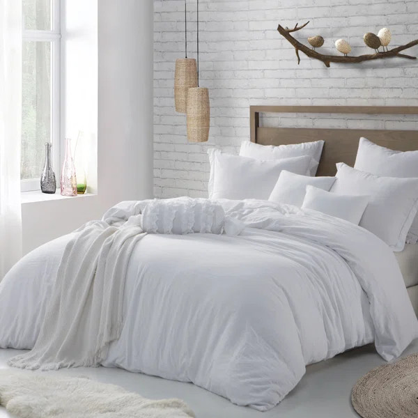 Akins Reversible Duvet Cover Set | Wayfair North America