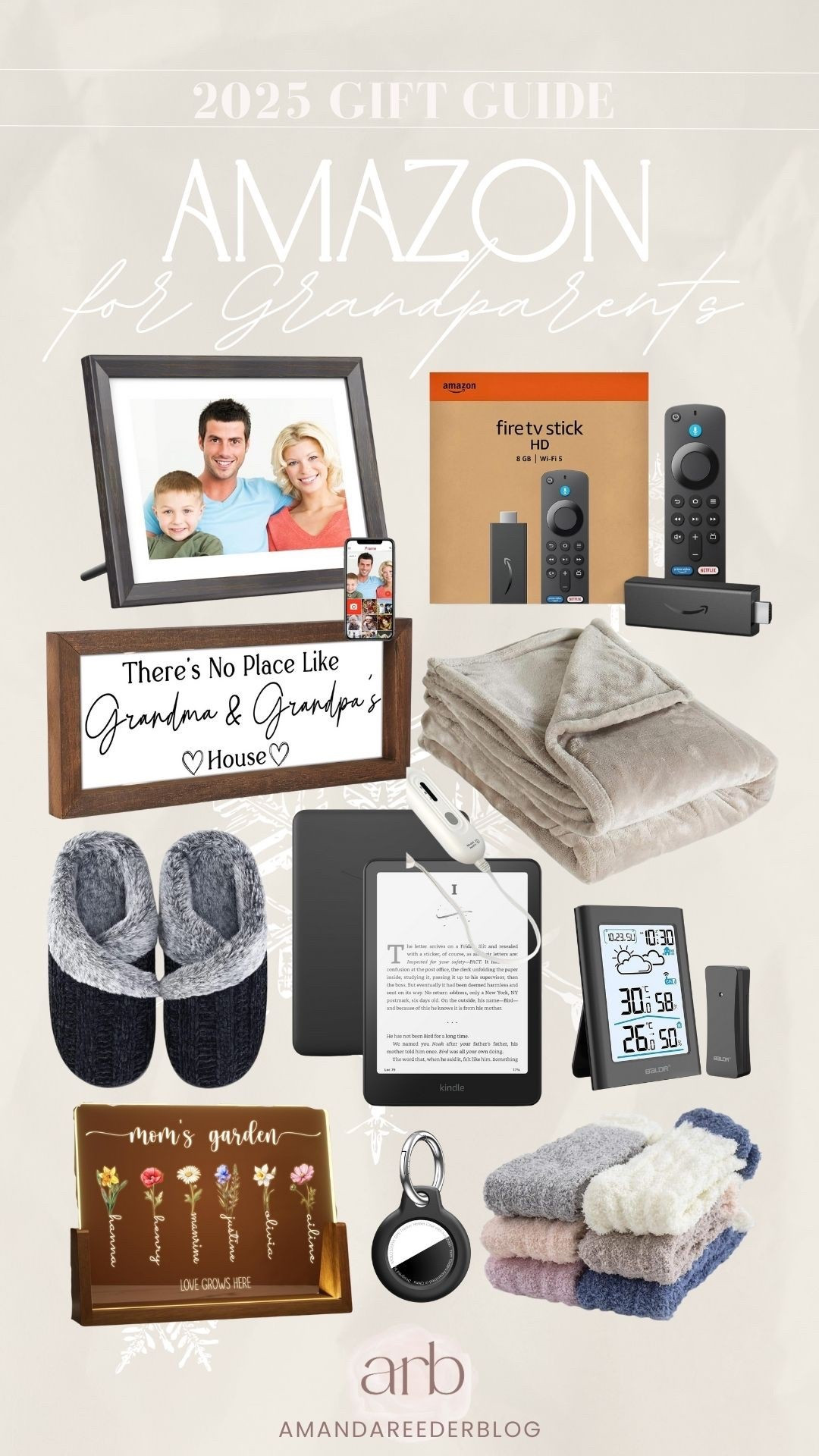 Amazon gift ideas for the grandparents! 🎄🥰

Gifts for her, gifts for him, amazon gift guide, Amazon gifts for grandma, amazon gifts for grandpa, amazon tech, tech gifts, sale alert, holiday gift guide, holiday gift ideas, cozy gifts, gifts for the family, digital picture frame, cozy slippers, heated blankett

#LTKGiftGuide #LTKHoliday #LTKFindsUnder50