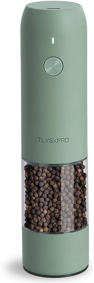 Electric Salt and Pepper Grinder, USB Rechargeable, Automatic Salt and Pepper Shaker, Adjustable ... | Amazon (US)