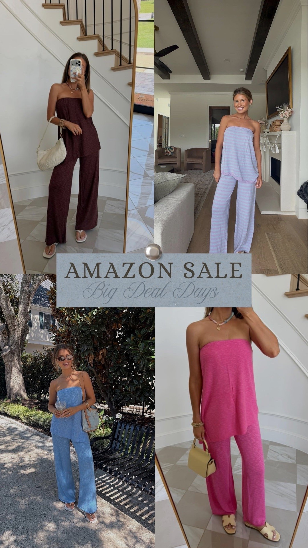 Matching set ya'll have seen in blue so many times! And it’s in prime day sale right now.


#salealert #travel #ootd