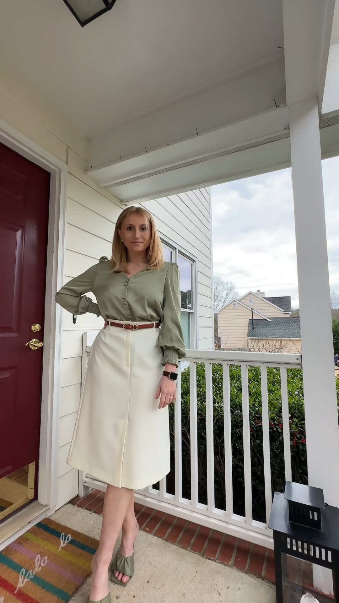 Spring season office wardrobe is officially unlocked ma’am’s! 

Unfortunately the shoes and blouse (of course) are sold out rn BUT have no fear bc I tagged two other products I felt were similar and of the same vibe for the outfit! 

FYI - the skirt and belt were thrifted from a local second hand store! So be on the lookout for them the next time you go thrifting! 

My Sizing:
Shein Blouse - US M
Shein Shoes - 7.5

My Measurements (April) :
Height = 5’6
Bust = 36.2 in
Natural Waist = 27 in
Low Waist = 35.5
Hips = 37in 
Super low waist / hips & full booty = 38.5 in
Weight: 139.3 (on a good day 😉)
Typically Wears = M/L (US 6/8/10)

#LTKfindsunder50 #LTKSeasonal #LTKworkwear