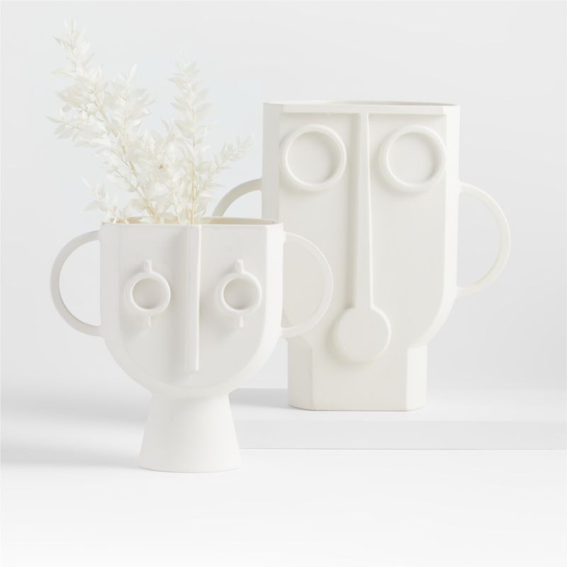 Animalia Face Vases | Crate and Barrel | Crate & Barrel