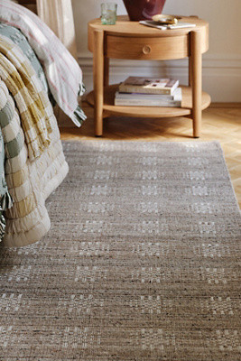 Drexton Geometric Wool Rug | Anthropologie (US)