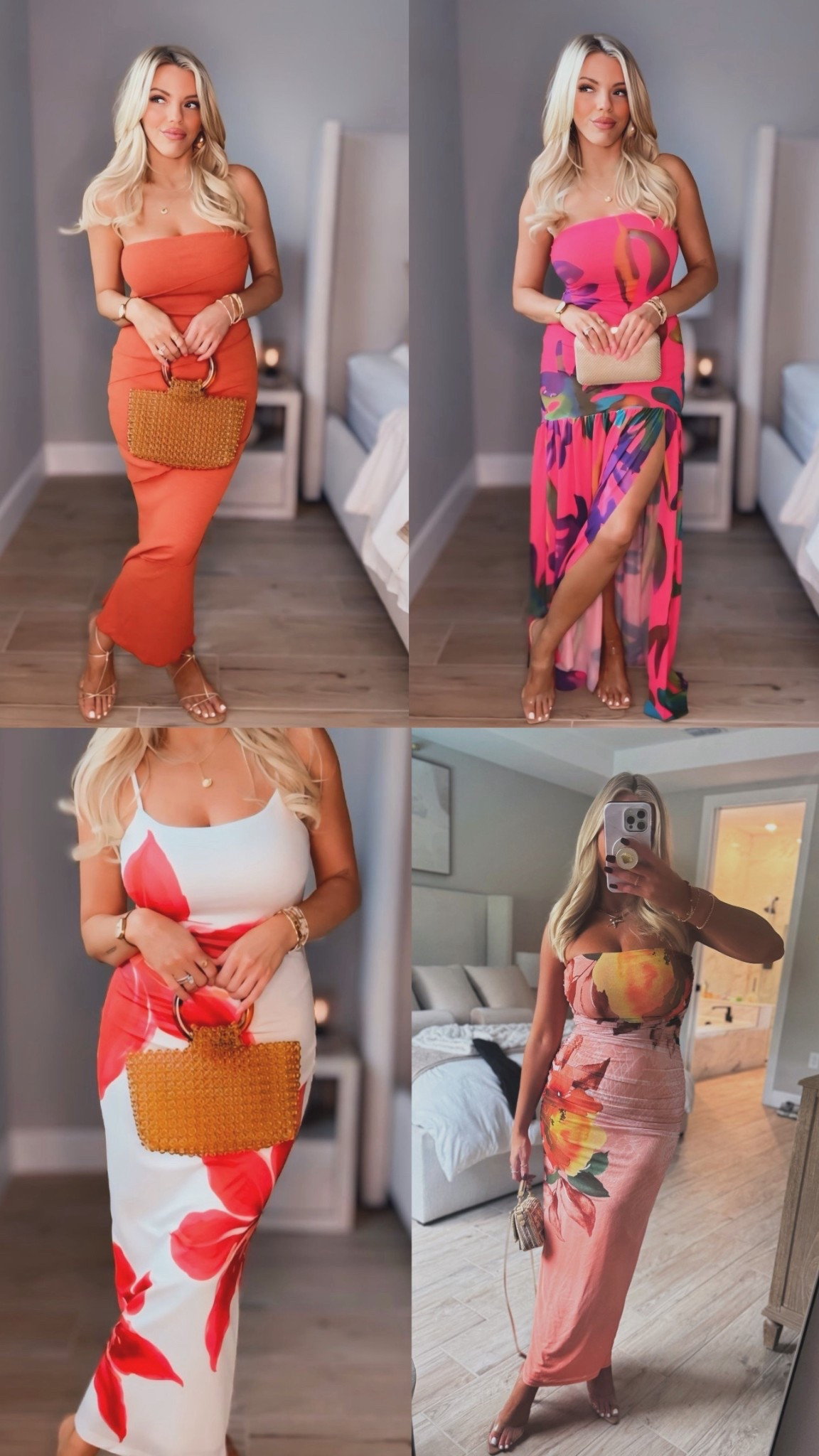 Loving these vacation resortwear dresses for a tropical trip! Perfect outfits for summer date night too! 