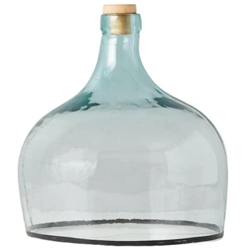 Nelia Modern Classic Glass Bottle Display Cloche - Large | Kathy Kuo Home
