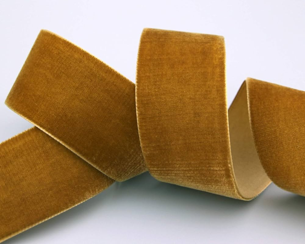 3 m x 36 mm Samtband HELLBRAUN Kupfer (447 copper) Dekoband Terrakotta Braun Velour einseitig Sam... | Amazon (DE)