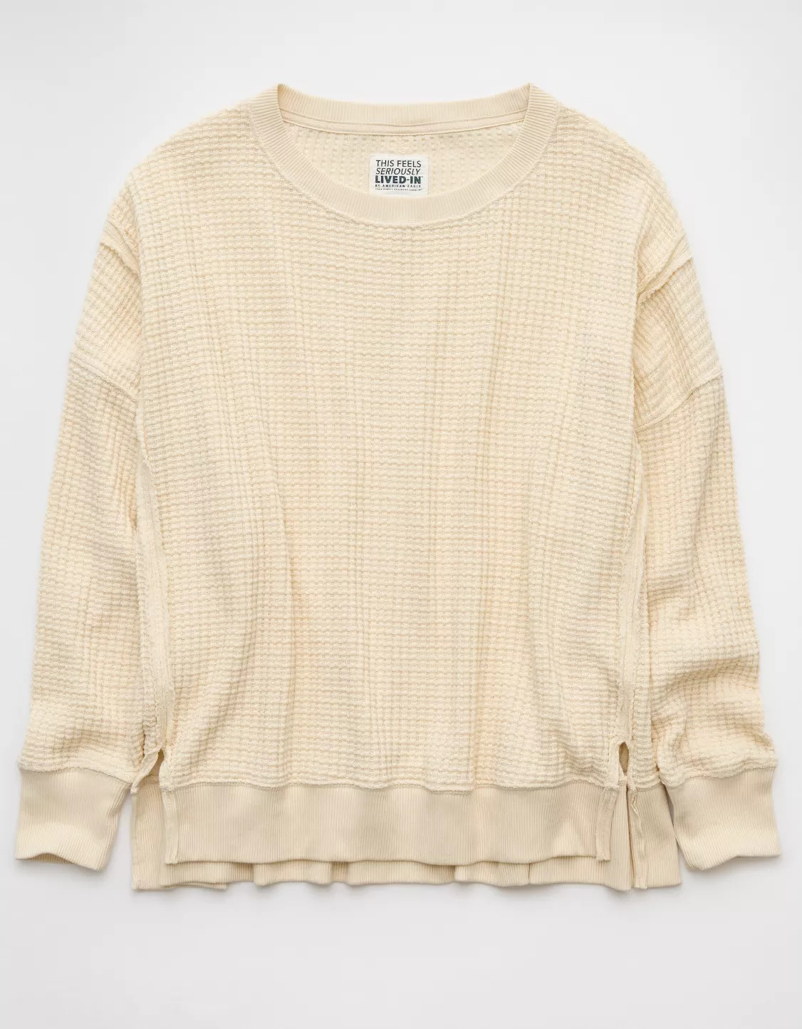 AE Big Hug Waffle Sweatshirt | American Eagle Outfitters (US & CA)