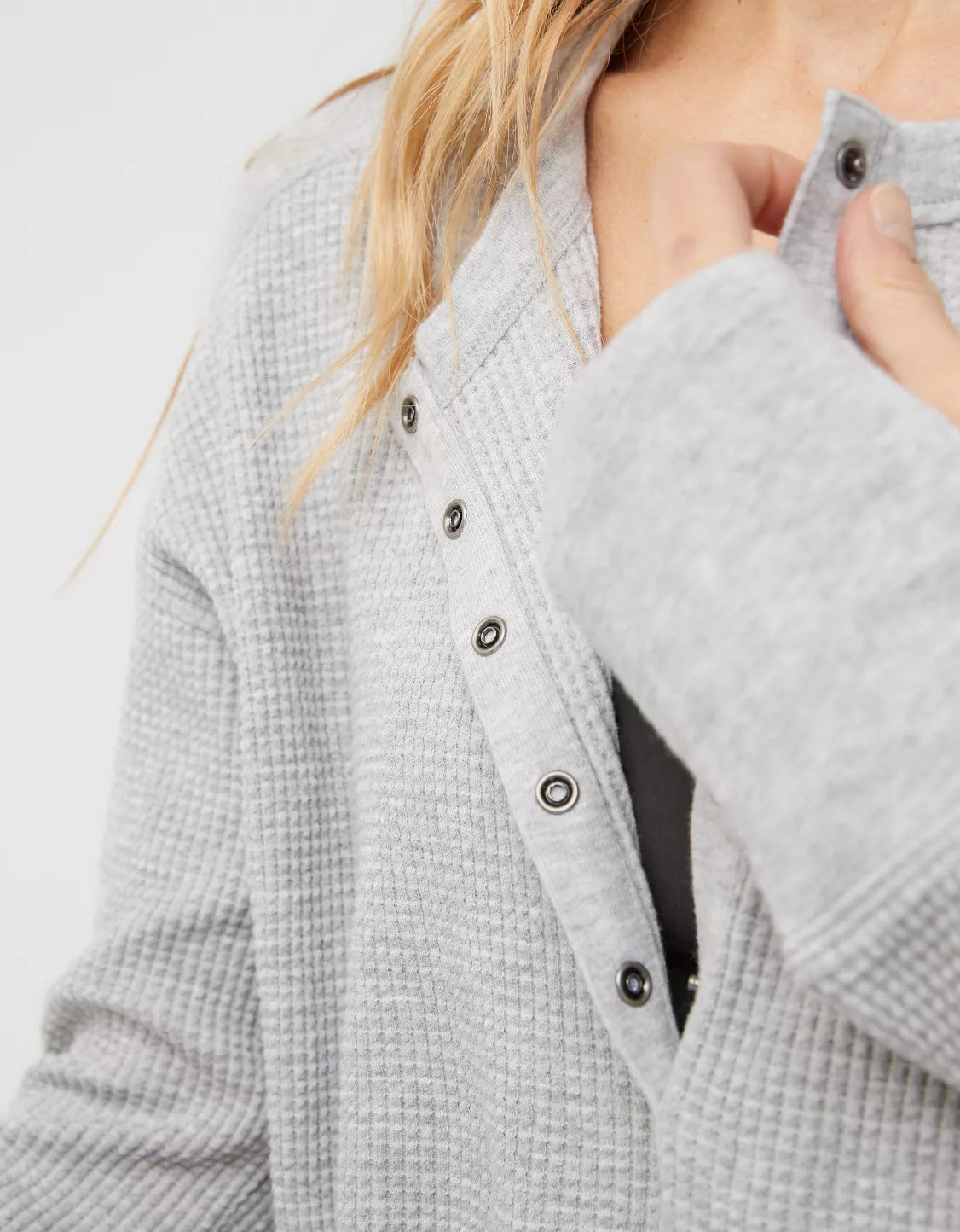 OFFLINE By Aerie Wow! Waffle Henley T-Shirt | Aerie