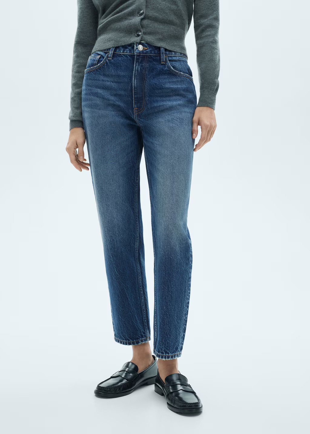 Mom2000 high-rise jeans | MANGO (UK)