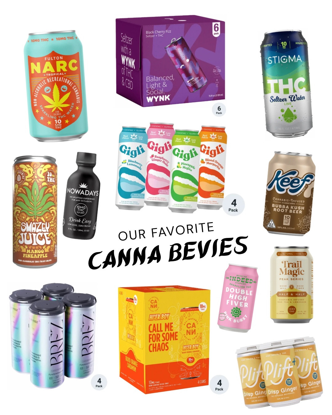 OUR FAVE CANNABIS/THC DRINKS! 

We’re proudly Cali sober and one of our fave ways to consume is these tasty sips — hangover free without sacrificing any of the fun!! 

#LTKFindsUnder50 #LTKParties