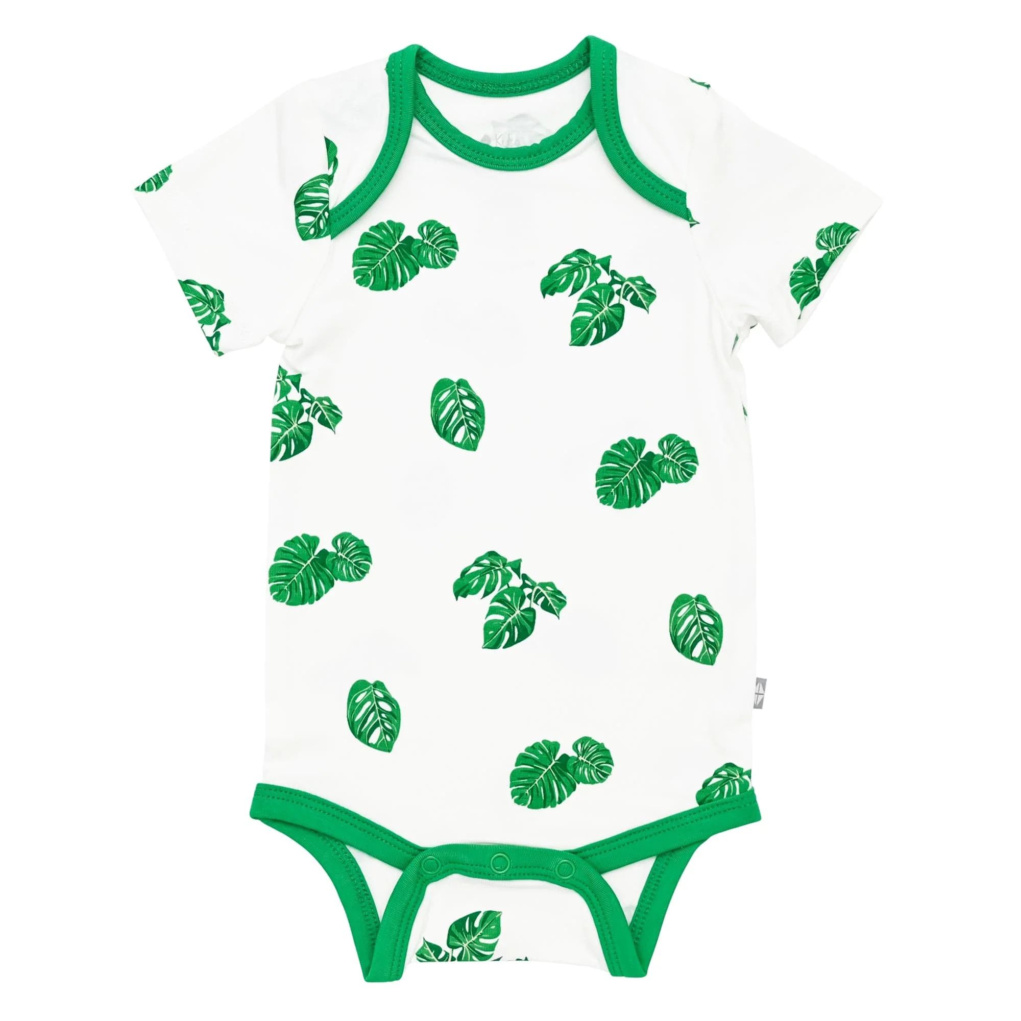 Printed Bodysuit in Monstera | Kyte BABY