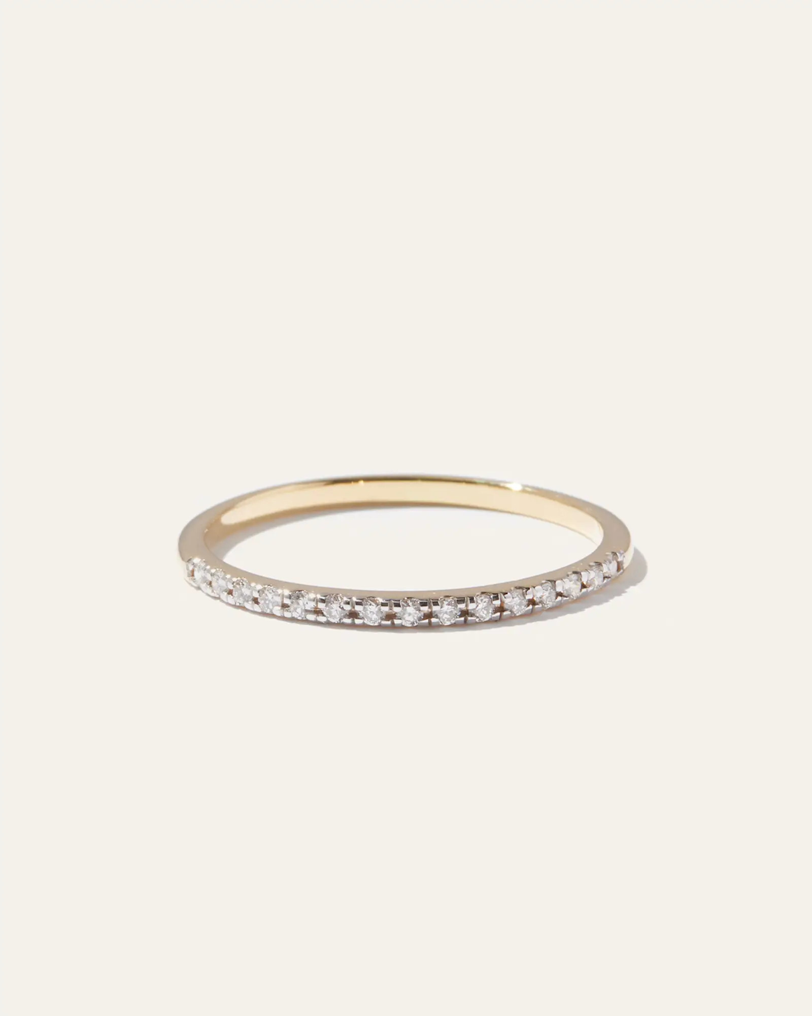 14K Gold Diamond Wedding Band | Quince
