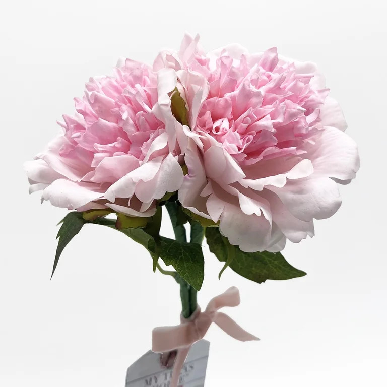 Peony Floral Pick, Pink, 16", by My Texas House | Walmart (US)