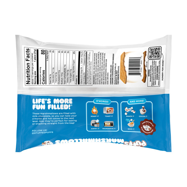 Stuffed Puffs® Classic Milk Chocolate Filled Marshmallow, 8.6 oz | Walmart (US)