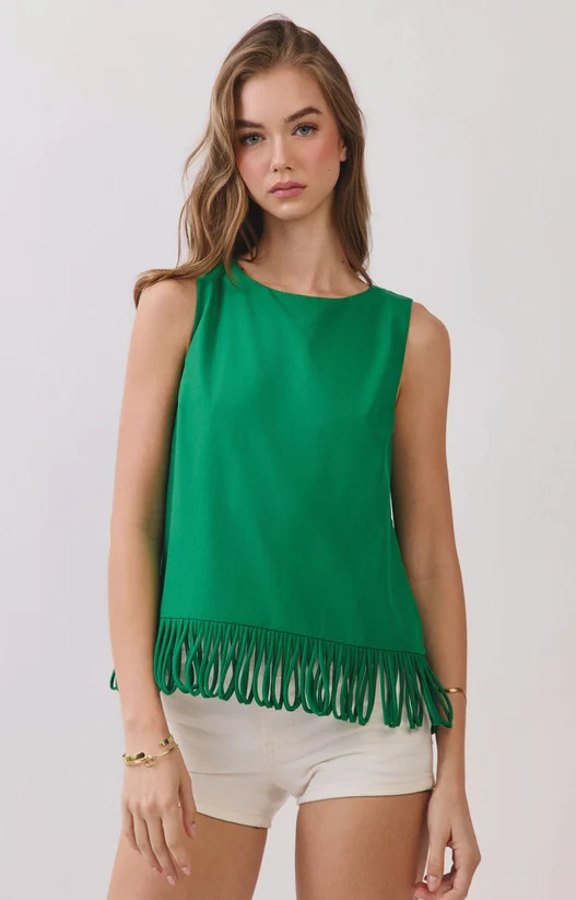 Sienna Fringe Hem Top | The Collection Texas