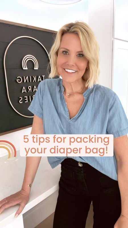 5 Tips for packing your diaper bag:

1. Pack 1 diaper for every hour you plan to be gone. 

2. Bring a charged portable sound machine 

3. Pack an extra outfit for baby & shirt for you! 

4. Repack your diaper bag right when you get home so it’s ready for next time. 

5. Pack extra snacks for baby/kids & yourself! 

#LTKtravel #LTKbaby #LTKVideo