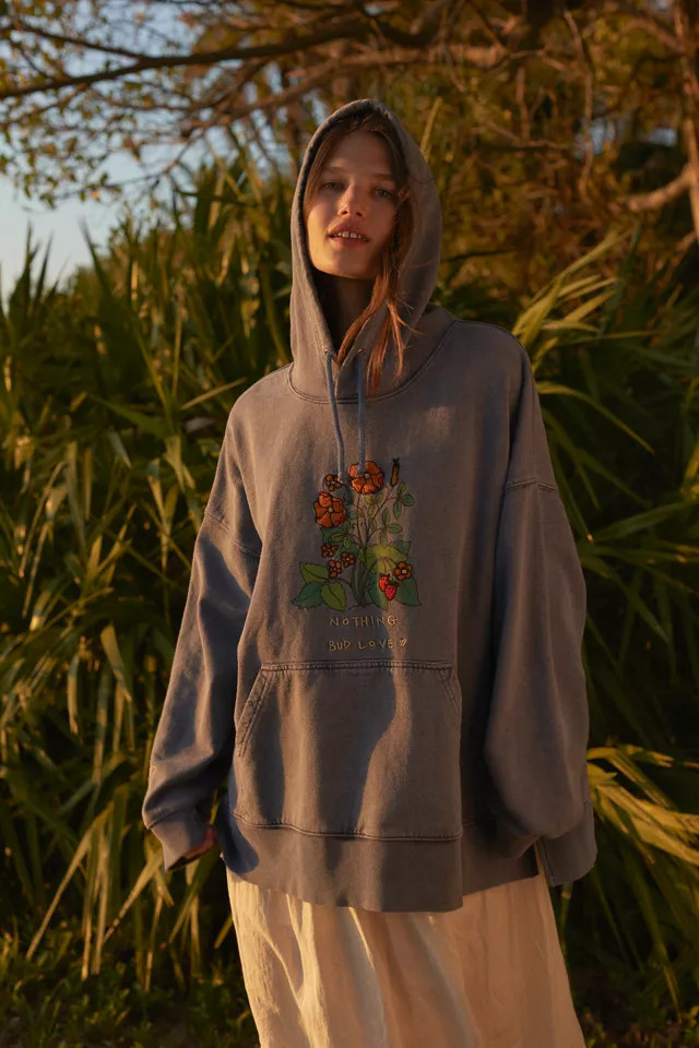Nothing Bud Love Floral Embroidered Sweatshirt | Urban Outfitters (US and RoW)