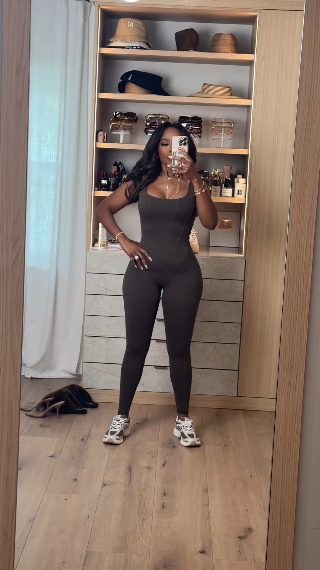Hi Babes! 🤎✨

The viral SKIMS one-piece is officially a favorite! It hugs in all the right places, smooths everything out, and is so easy to throw on for an effortless off-duty look.

✨ Fit Details:
• Wearing a Size Small
• True to size
• Soft, sculpting fabric
• Ultra flattering fit
• Comfortable enough for all-day wear

🤍 Where to Wear:
• Travel days
• Coffee runs
• Errands
• Airport outfits
• Casual weekends
• Everyday wear

✨ Style Tip:
Throw on an oversized button-down, denim jacket, or zip-up with your favorite sneakers for the perfect elevated athleisure look.

Everything is linked below!

xx, Kira | IG: KirasFashionFinds

Measurements:
5'4" | Size Small | 140 lbs

#LTKvlog #LTKActive #LTKfitnessgoals