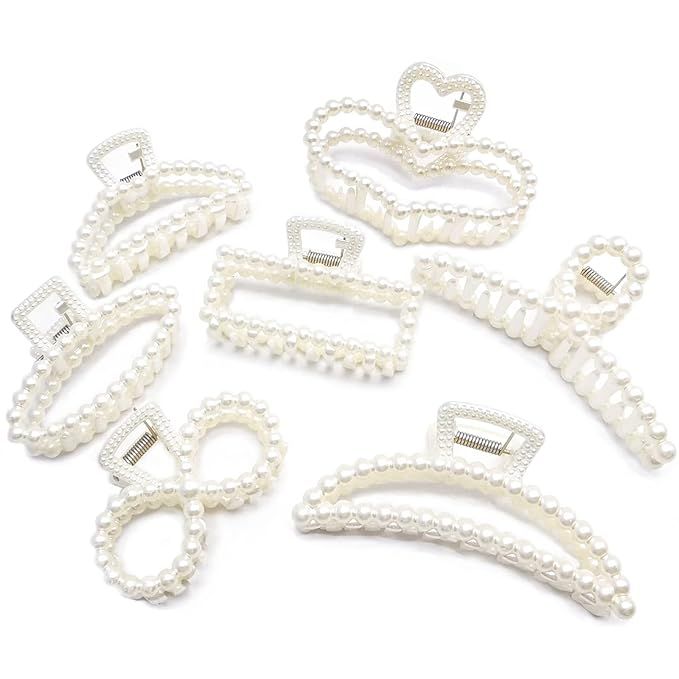 Amazon.com: ZYIGYI 7 Pcs Hair Claw Clips for Women Girl with Long Thick Hair : Everything Else | Amazon (US)