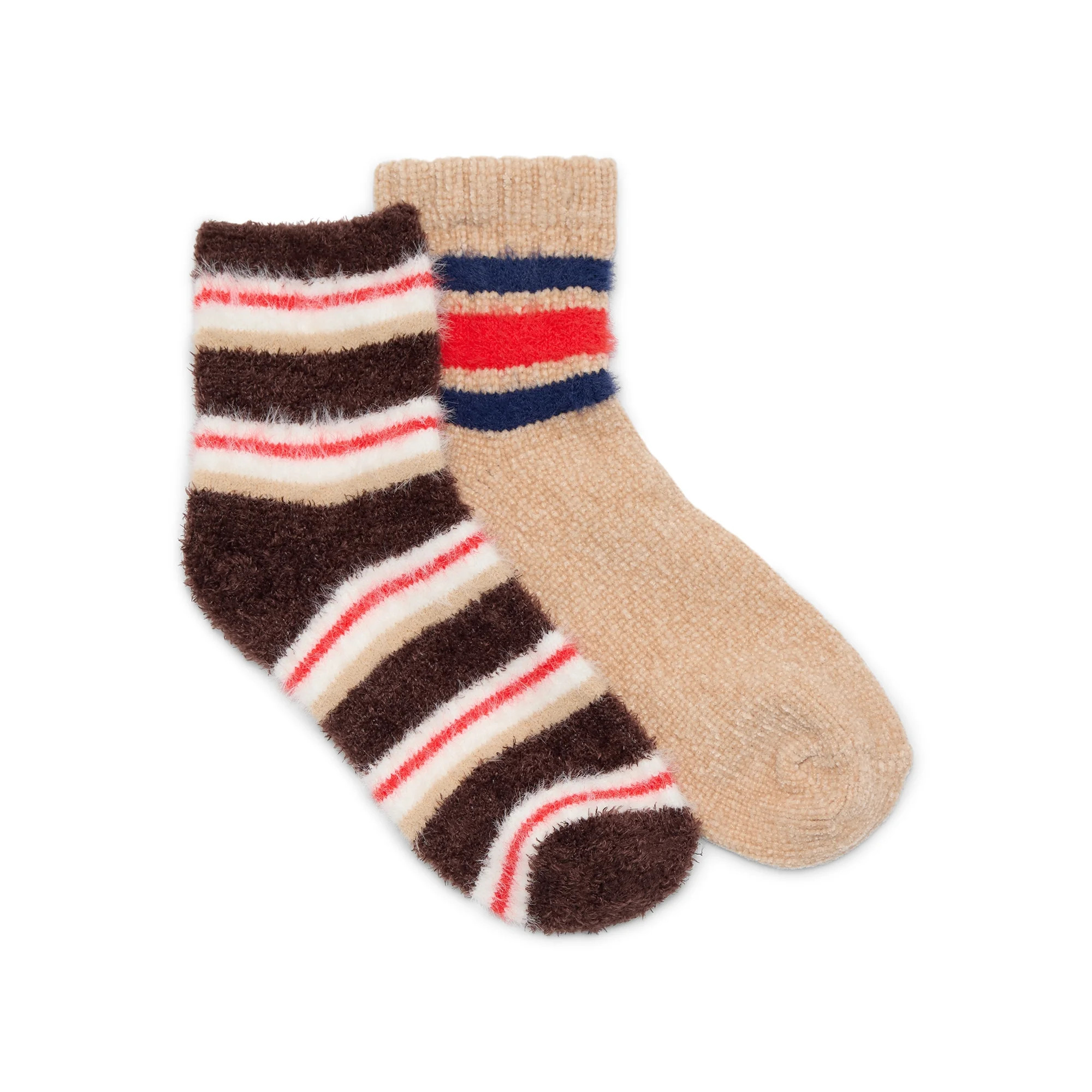 No Boundaries Cozy Socks, 2-Pack, Women's, Sizes 4-10 | Walmart (US)