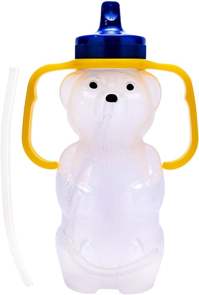 TalkTools Honey Bear Straw Cup for Babies - BPA-Free, Food-Grade Therapy Sippy Bottles for Speech... | Amazon (US)