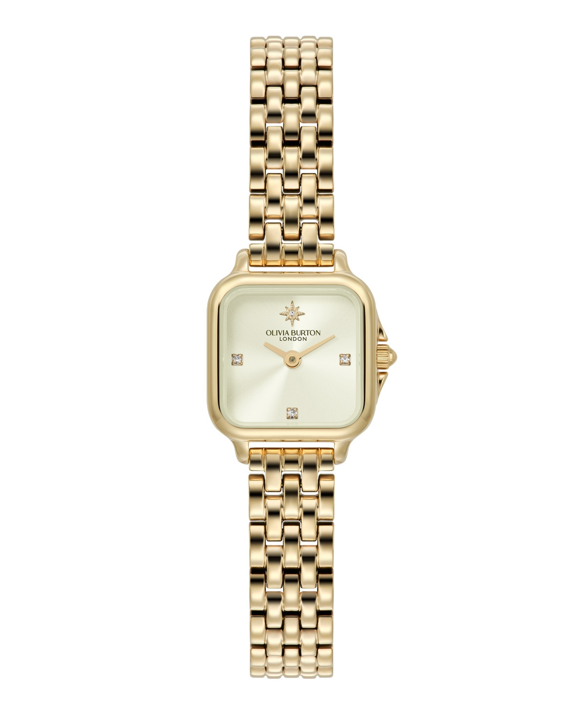 Olivia Burton Women's Grosvenor Mini Gold Tone Bracelet Watch, 20mm - Gold | Macy's