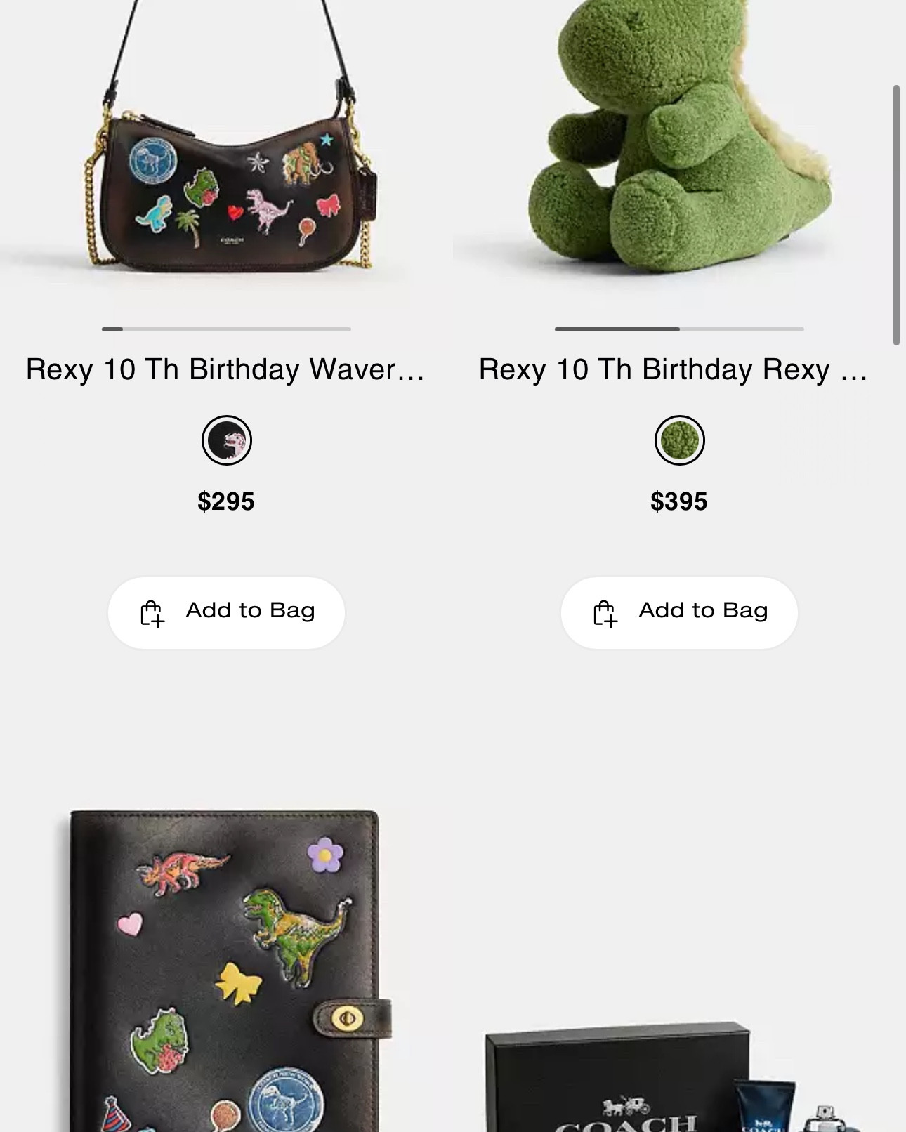 New at Coach! 4/29 drop! Coach rexy bday ! #coach #coachbags #coachrexy 