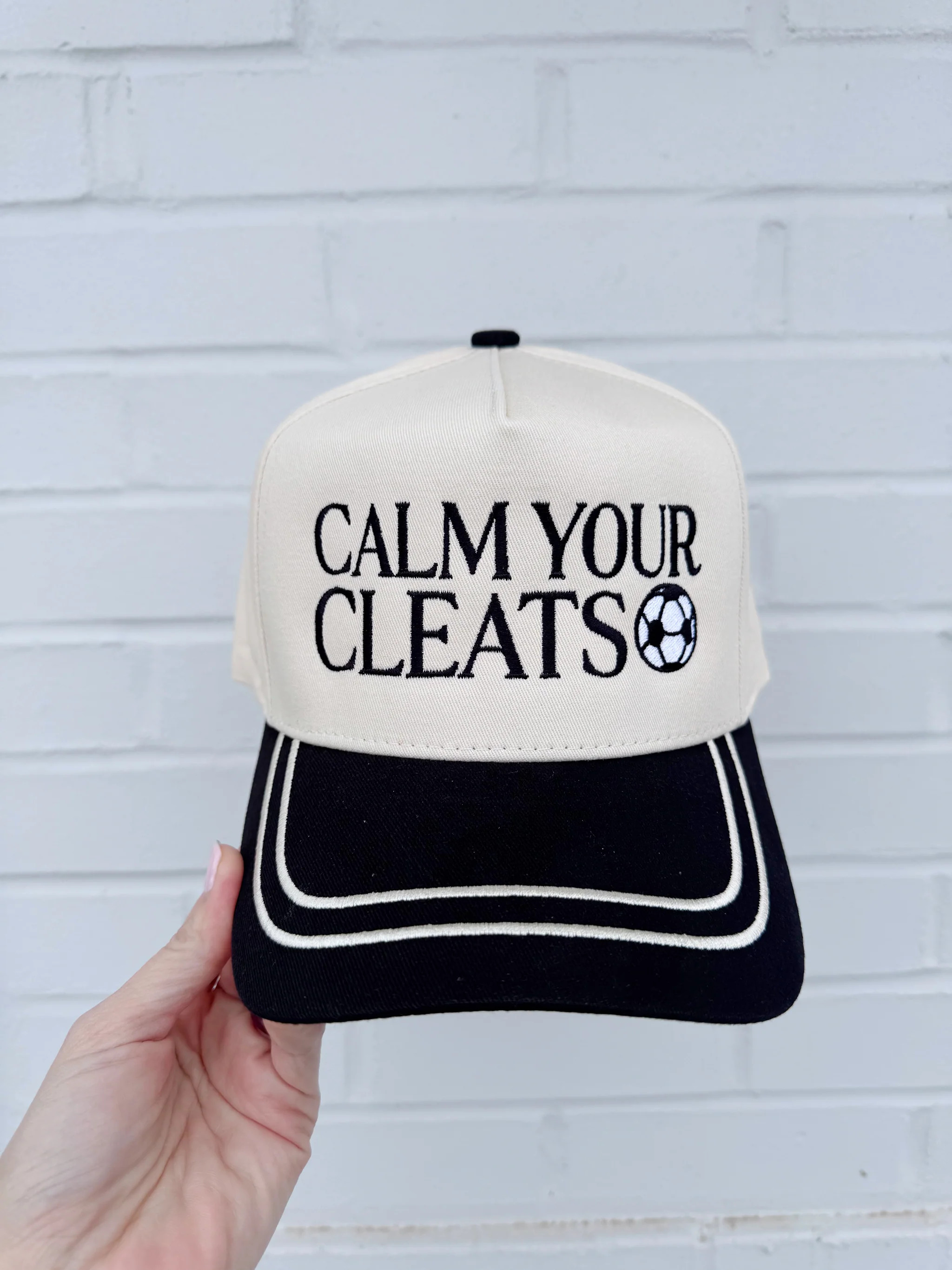 Calm Your Cleats Soccer Hat | Poppy & Pine
