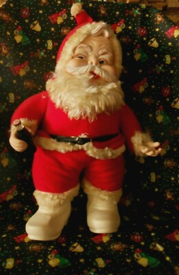 Vintage Rushton USA Santa Claus Plush Coca Cola Bottle White Boots 16 1/2” | eBay US