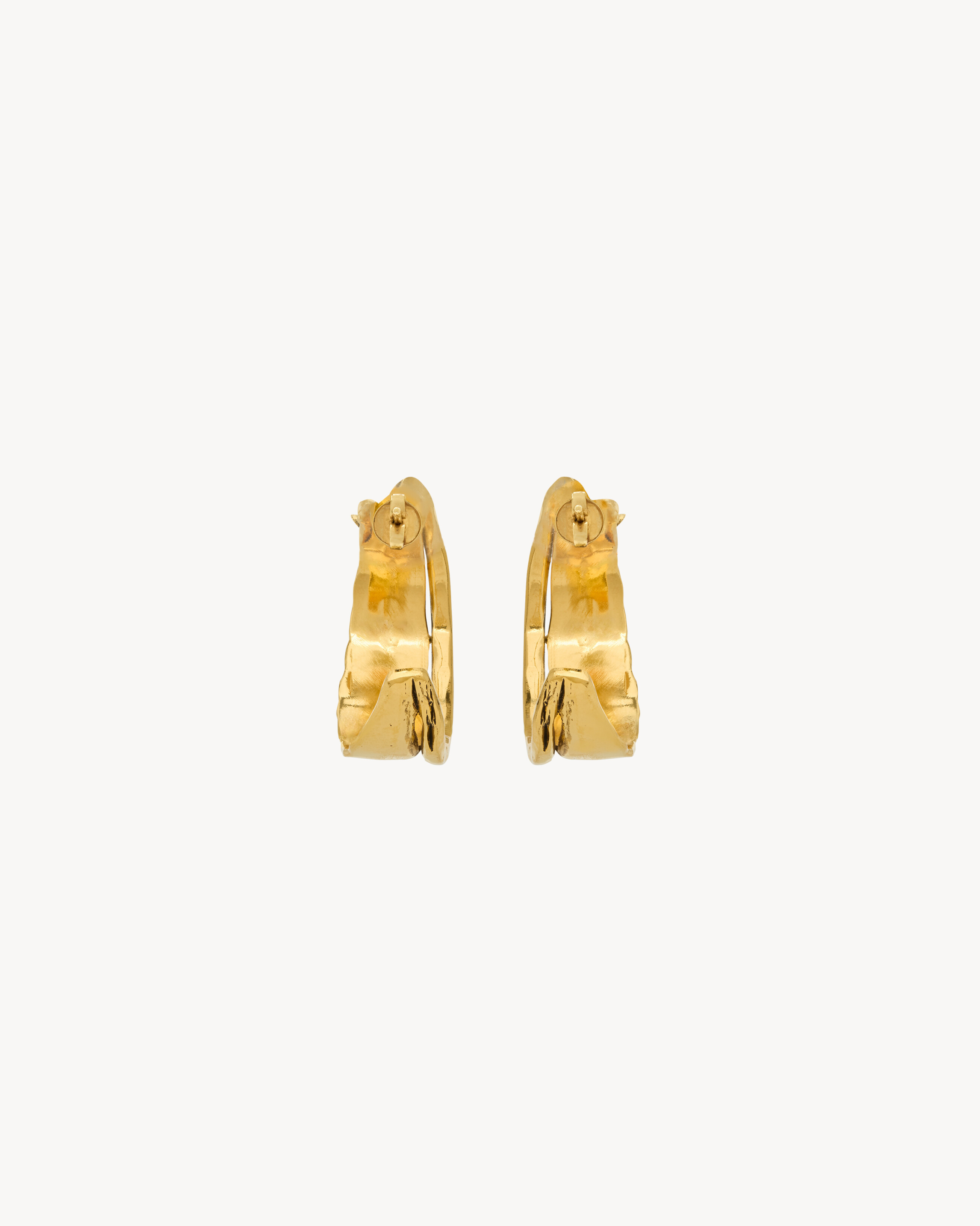 small CASSANDRE earrings in metal | Saint Laurent Inc. (Global)