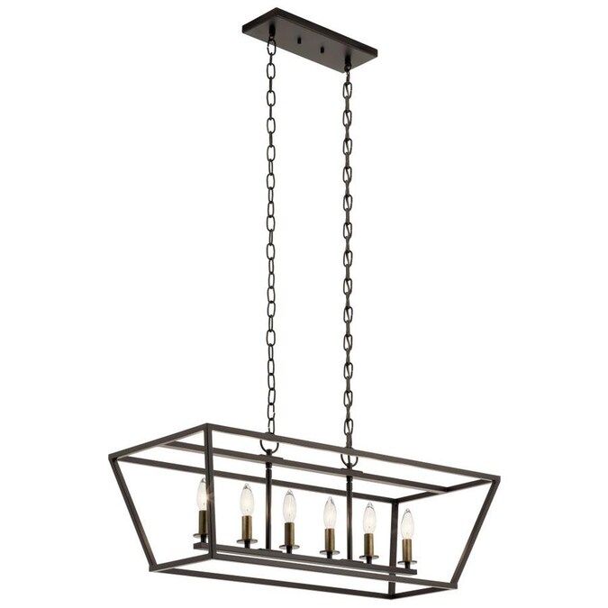 Kichler Remeigh Olde Bronze Industrial Geometric Pendant Light Lowes.com | Lowe's