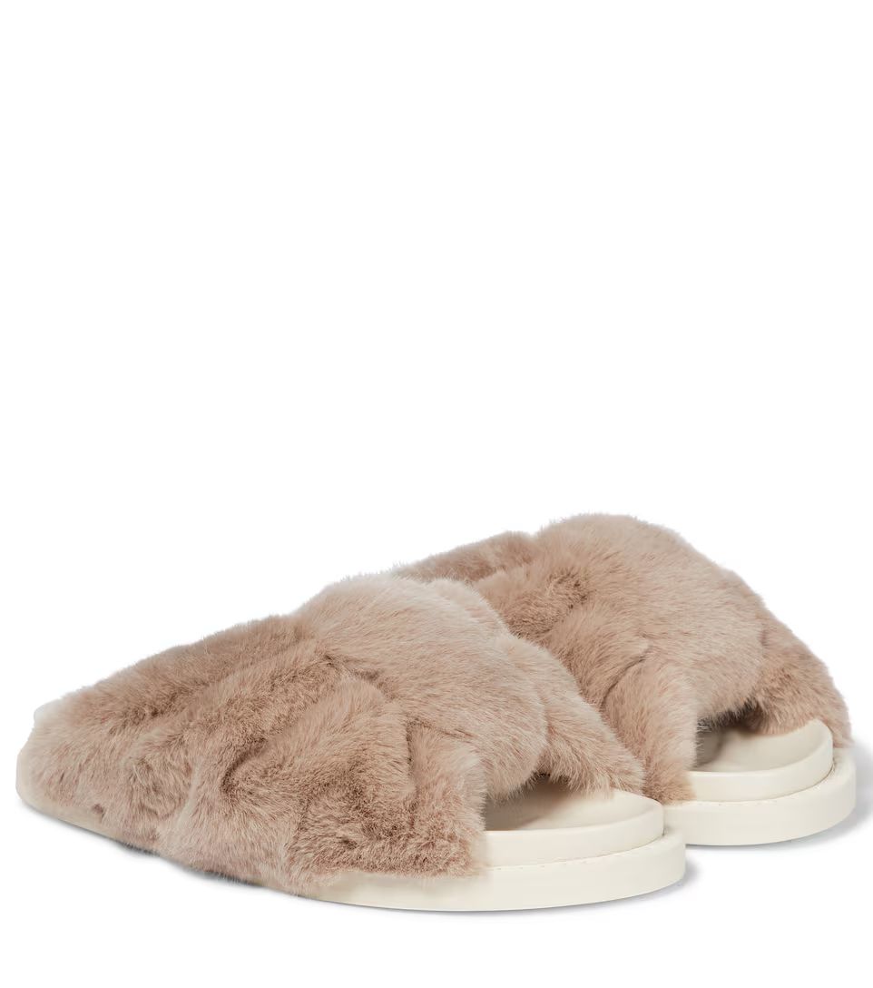 Faux fur slides | Mytheresa (INTL)