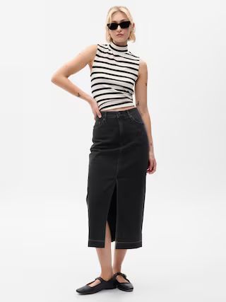 Denim Midi Skirt with Washwell | Gap (US)