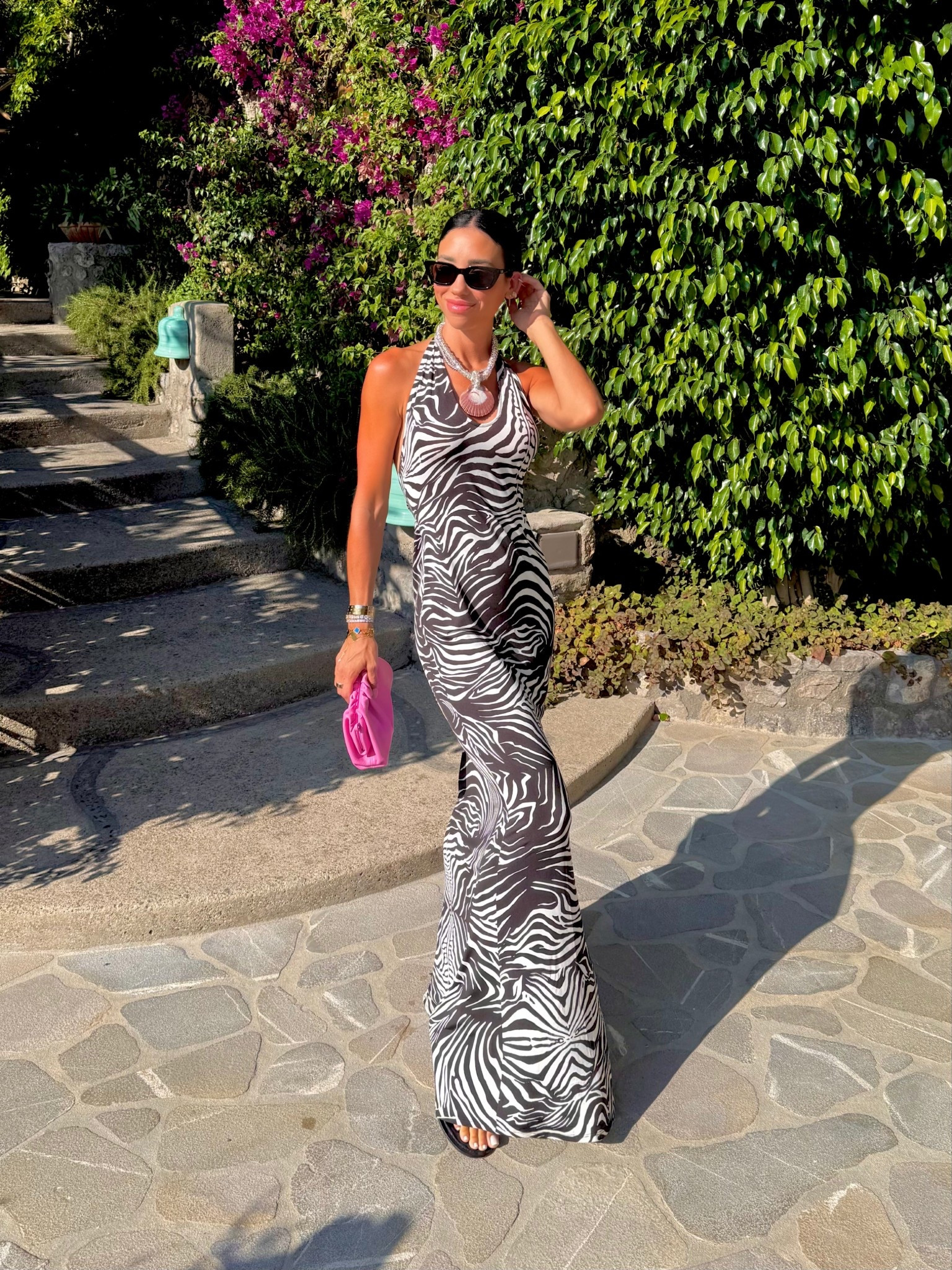 Vacation dress, zebra dress, maxi dress 

Wearing small, should have sized down 

#LTKSeasonal #LTKStyleTip #LTKTravel