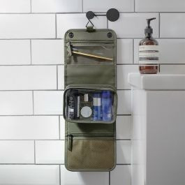 Olive Green Small Hanging Washbag | Stackers