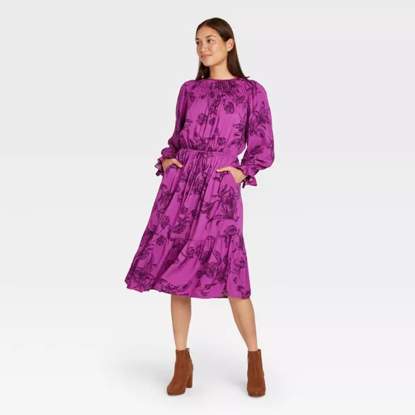 Women's Long Sleeve Dress - A New Day™ | Target