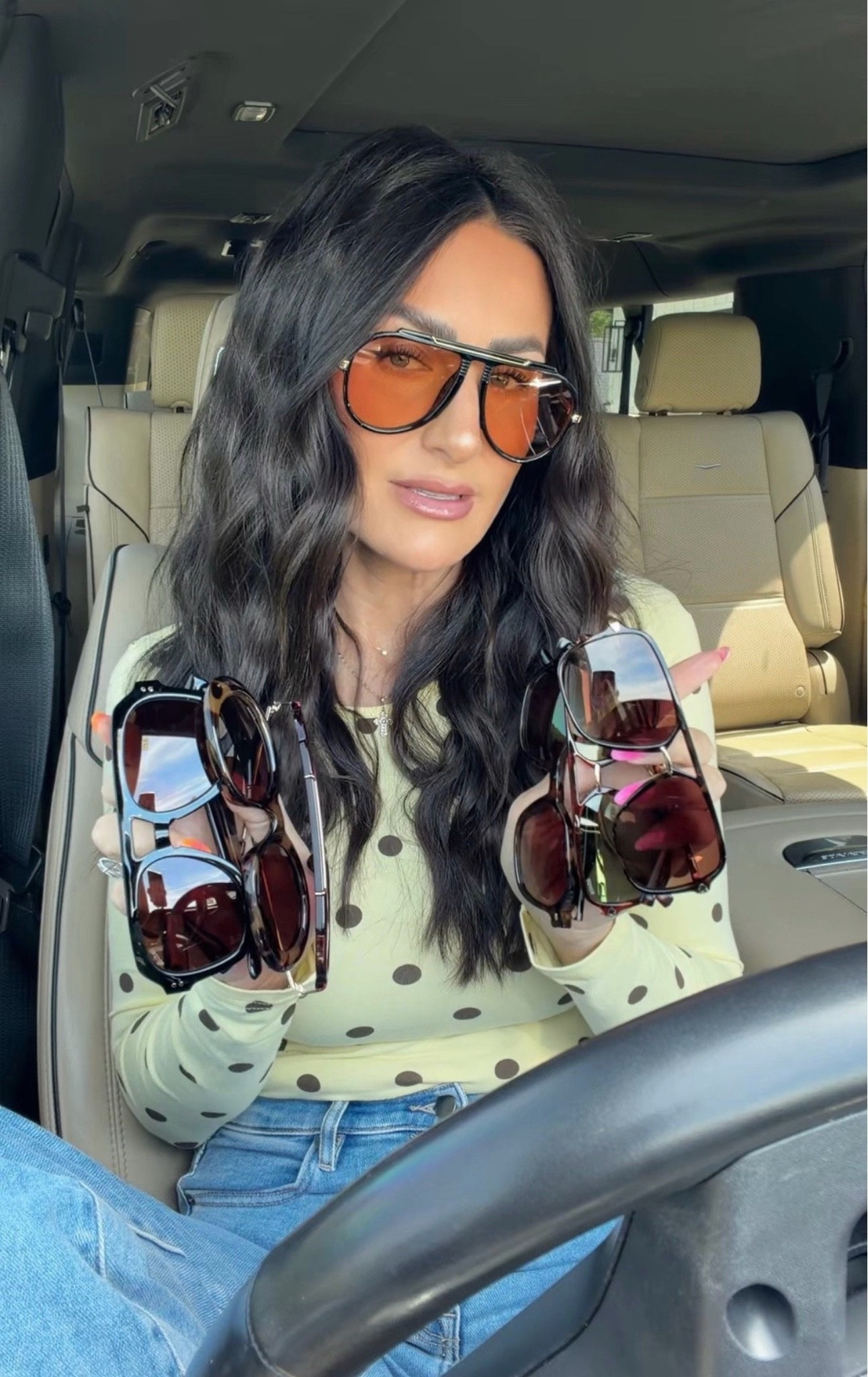 Polka Dot Top | Aviator Sunglasses | Amazon Sunglasses | Women’s Sunglasses

#LTKootd #LTKdayinmylife