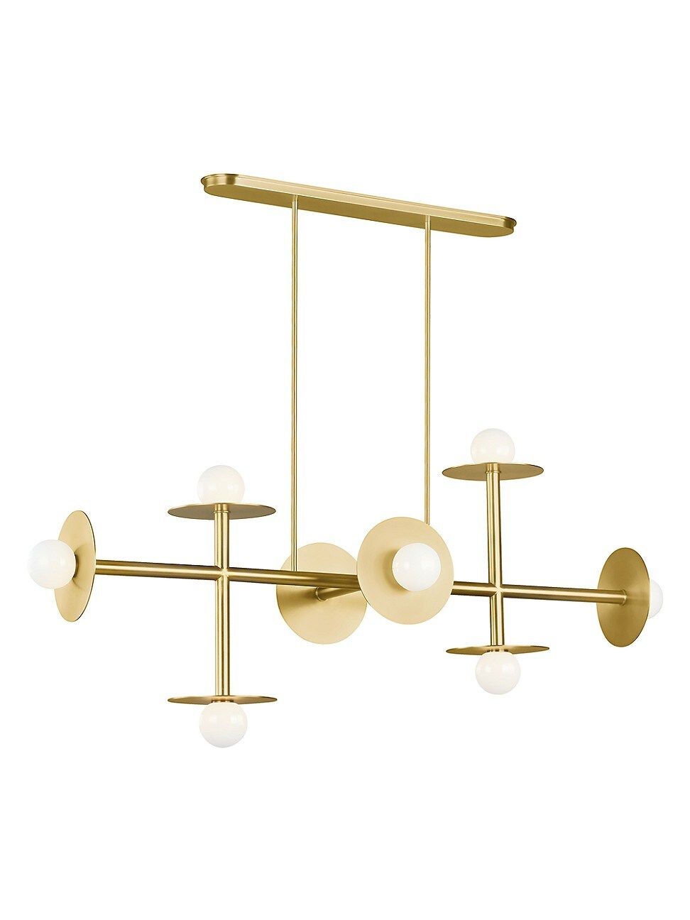 Visual Comfort Studio Large Linear Chandelier - Burnished Brass | Saks Fifth Avenue