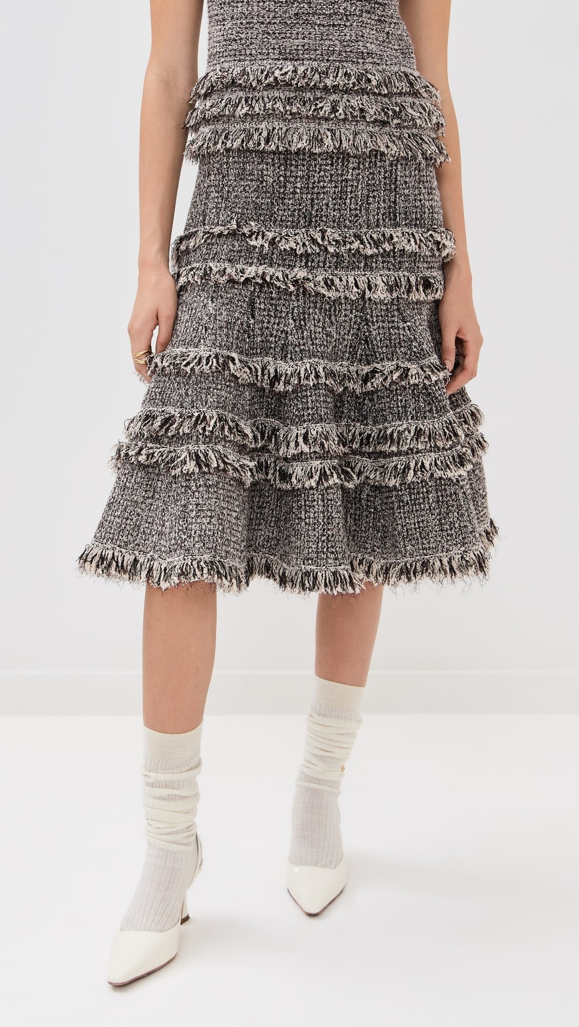 Andi Knit Tweed High Waist Skirt | Shopbop