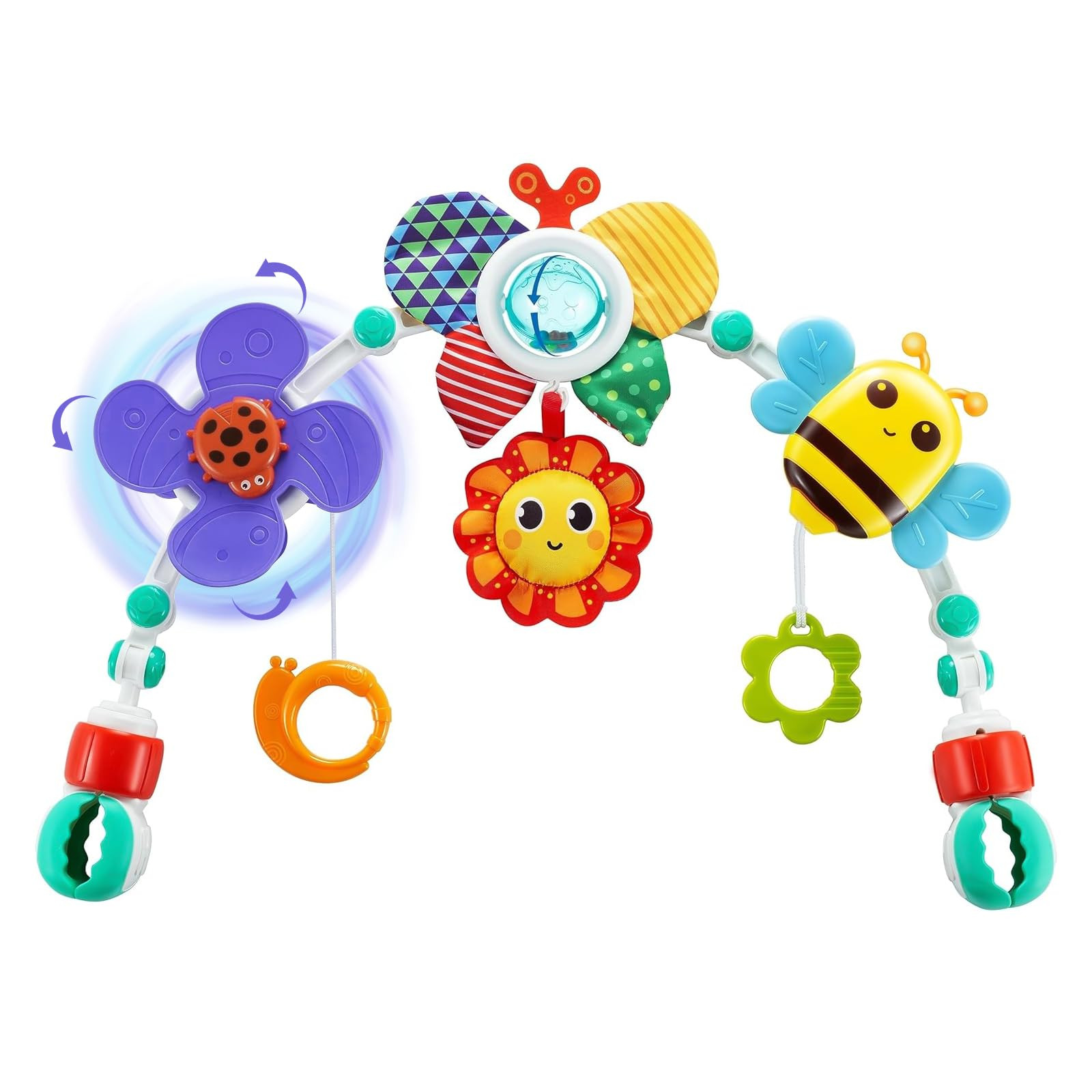 comeder Baby Arch Pram Toys, Play Arch Crib Toys for Babies 0-12 Months, Foldable Hanging Stroll ... | Amazon (UK)