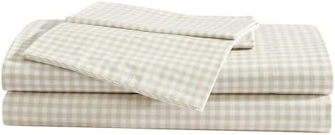 Eddie Bauer - Sheet Set, Cotton Percale Bedding with Matching Pillowcase, Crisp & Breathable, 200... | Amazon (CA)