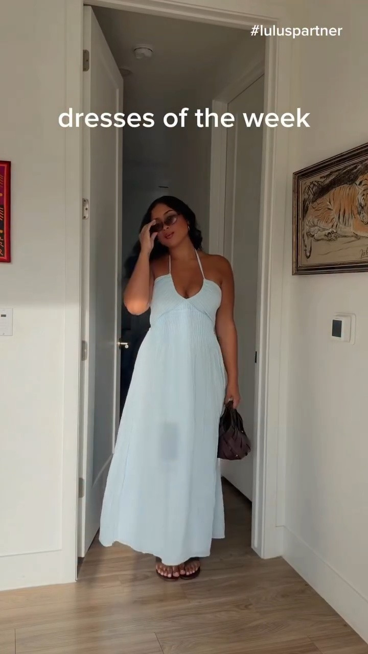 outfit vibe of the week is a cute dress @lulus comment “shop” for the dress links sent to you <3

Use code MICHAELA20 for 20% off first purchases https://liketk.it/6iHLe
 #lovelulus #luluspartners #summerdresses
