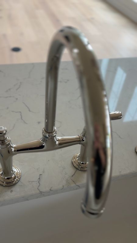 The most beautiful polished nickel faucet!

#LTKHome #LTKFamily