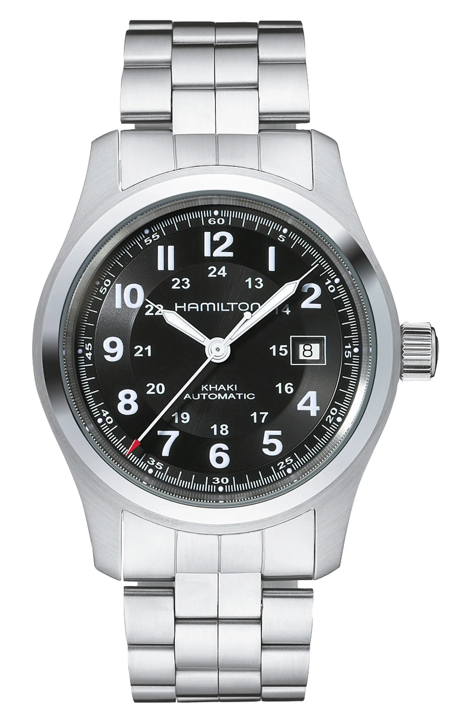 Hamilton Khaki Field Automatic Bracelet Watch, 42mm | Nordstrom | Nordstrom