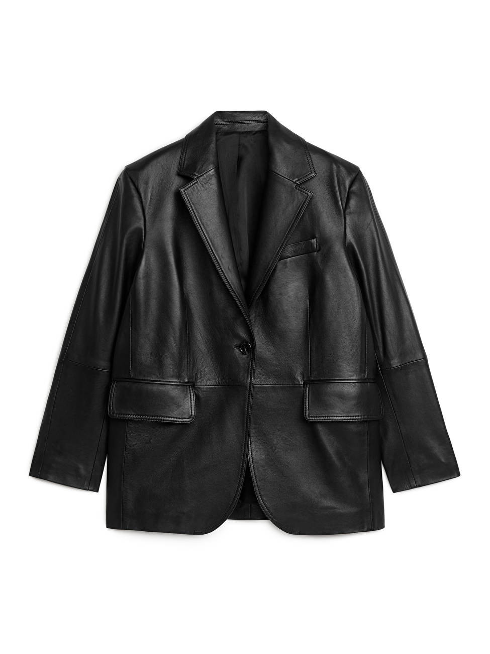 Oversized-Lederblazer | ARKET (EU)
