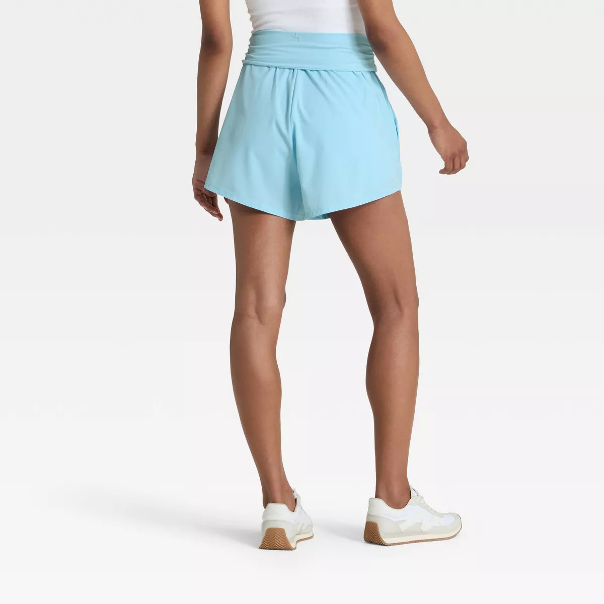Women's Mid-Rise Foldover Waistband Woven Shorts 2" - JoyLab™ | Target