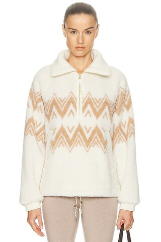 Hendrik Half Zip Sherpa Sweatshirt | FWRD 
